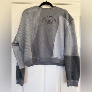 patchwork sweatshirt by Alexander McQueen oversized